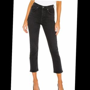 AGOLDE - Riley High Rise Straight Crop